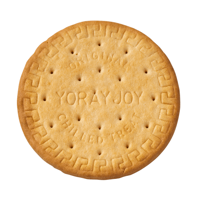 Pyöreät voitaiset kovat keksit